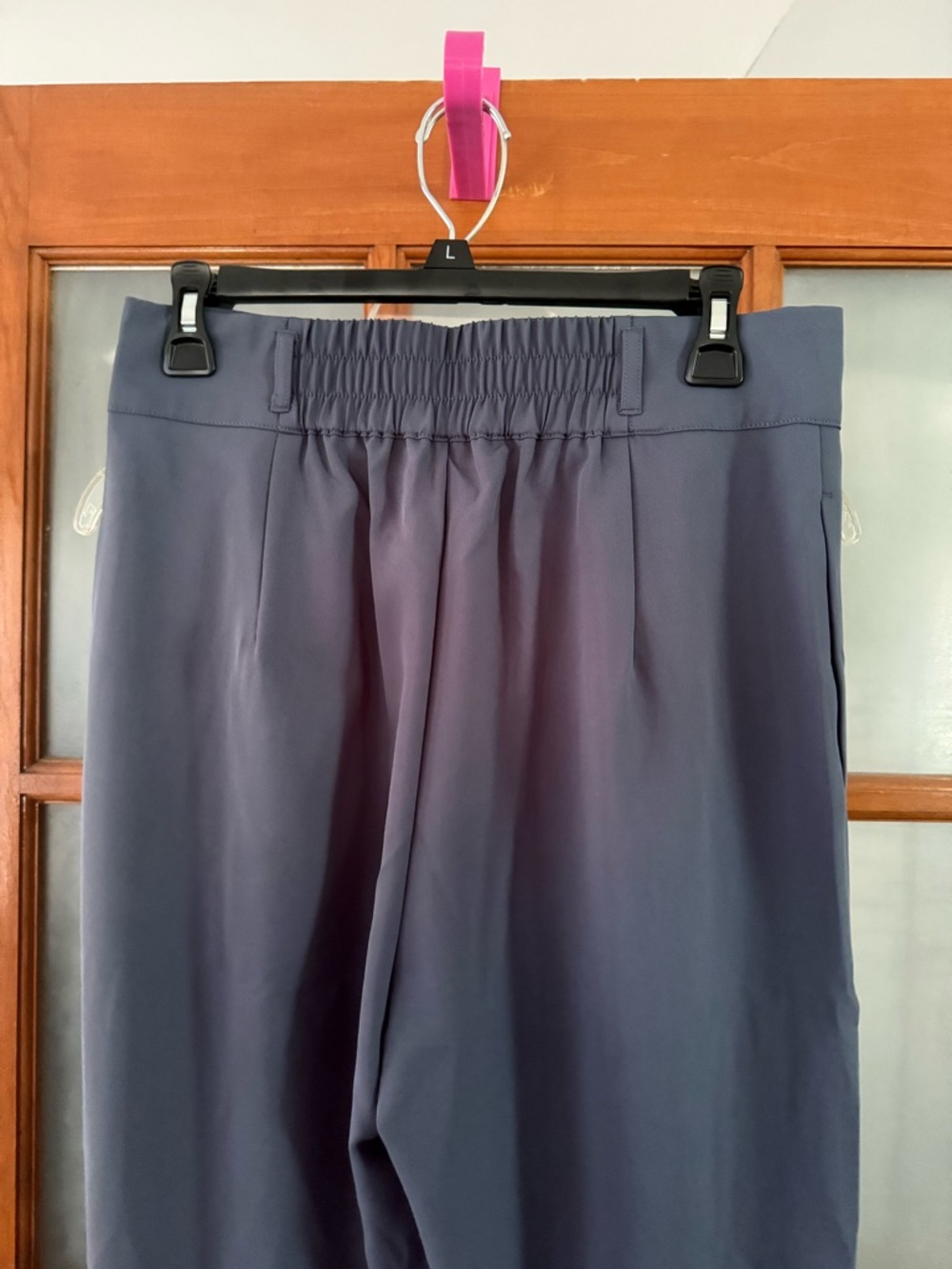 Halara Flex High Waisted Shirred Straight Leg Work Pants - Med Tall - Picture 3 of 4